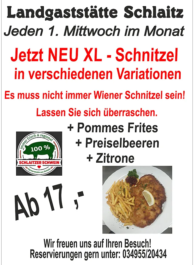 Schnitzel Tag