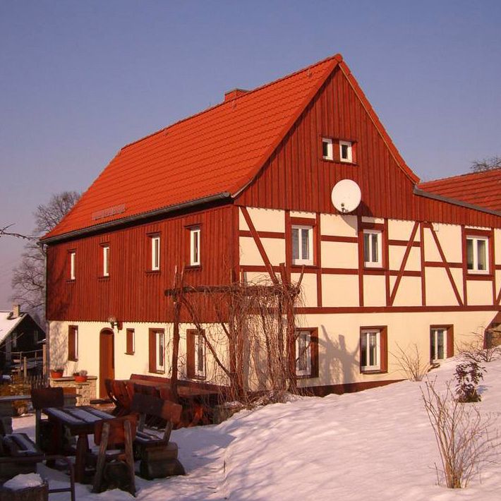 Ferienhaus Eichhörnchen in Pfaffendorf in der Sächsischen Schweiz von Hotel und Landgaststätte Schlaitz - ein Unternehmen der Agrarprodukte aus Schlaitz GmbH in Muldestausee