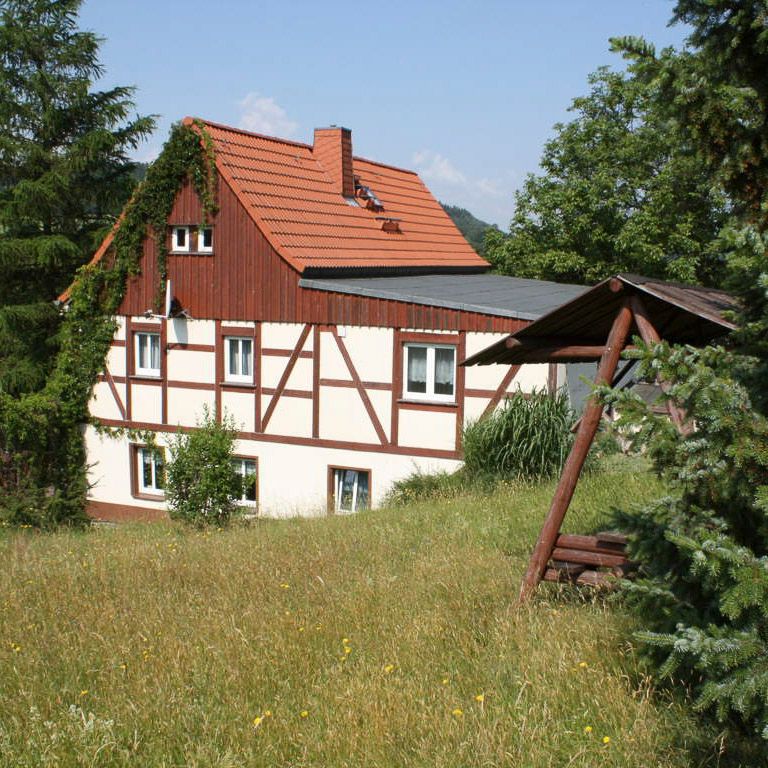 Ferienhaus Eichhörnchen in Pfaffendorf in der Sächsischen Schweiz von Hotel und Landgaststätte Schlaitz - ein Unternehmen der Agrarprodukte aus Schlaitz GmbH in Muldestausee